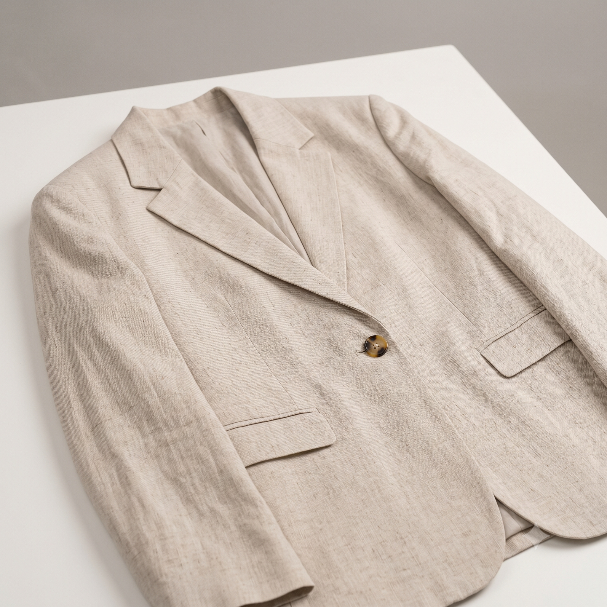 Oversized Linen Blazer